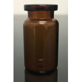 5mL Amber 'Shorty' Serum Vials, 22x40mm, Ream of 252