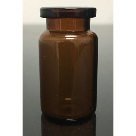 5mL Amber 'Shorty' Serum Vials, 22x40mm, Ream of 252