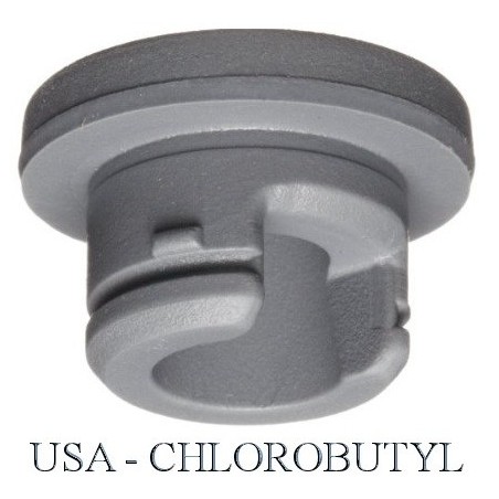 20mm Igloo Vial Stopper, Chlorobutyl Rubber, Pack of 100