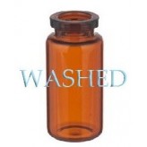 Washed 10mL Amber Serum Vials, 24x50mm, Case of 756