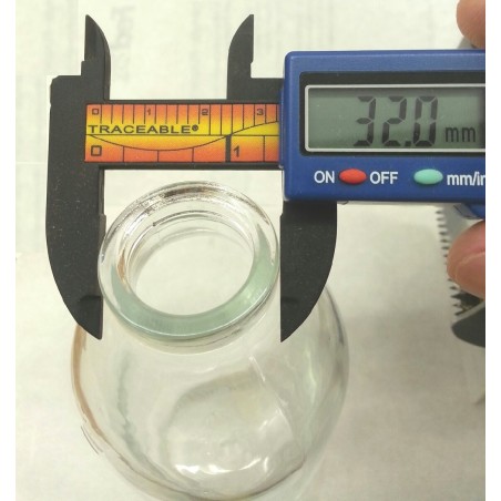 250mL Clear Infusion Serum Bottle Vials, 32mm Crimp, Cs 36