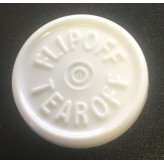 20mm Flip Off-Tear Off Vial Seals, White, Bag 1000