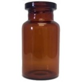 10mL Amber Shorty Serum Vials, SID YXP, 24x45mm, Ream of 252