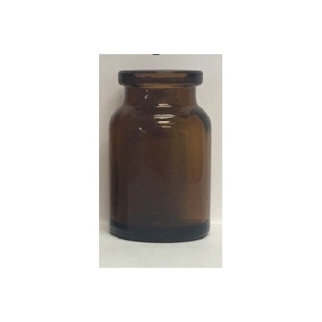 5ml Shorty Amber Molded Serum Vial, 24x39mm, ream of  255