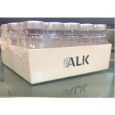 10mL Clear Sterile Vials, Silver Seals, Pk of 25