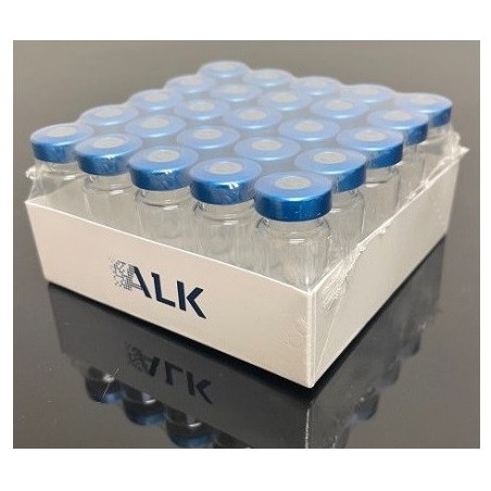 10mL Clear Sterile Vials, Blue Seals, Pk of 25