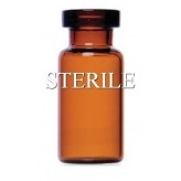 3mL Amber Sterile Open Vials, Depyrogenated, Tray of 352 pieces. 