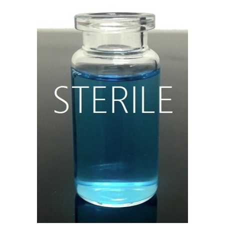 ISO 10R 10ml Clear Open Sterile Vial, Nest and Tub Tray, Tray of 96 vials