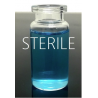 ISO 10R 10ml Clear Open Sterile Vial, Nest and Tub Tray, Tray of 96 vials