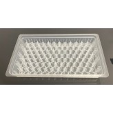 Alveolar style tray keeps vials separate in transit