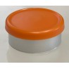 West 20mm Matte Flip Cap Vial Seal, Rust Orange, Bag 1000