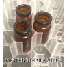 ISO 2R Amber Sterile Open Vials, Depyrogenated, Nested Tray of 228 pieces