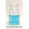 This ISO 6R vial has 5ml blue liquid added for visualization.