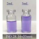 2mL Clear Serum Vials - Short 3mL, SPG, 16x35mm, Ream of 396