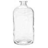 500mL Clear Serum Bottle Vials, 75mm x 190mm, Case of 16