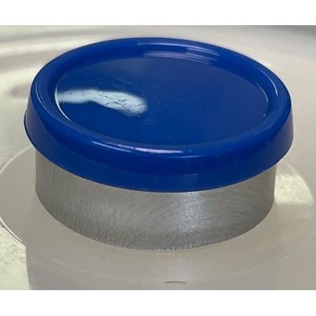 20mm USA Glossy Flip Cap Vial Seals, Royal Blue, Bag 1000