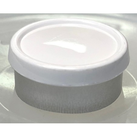 20mm USA Glossy Flip Cap Vial Seals, White, Bag 1000