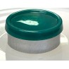 20mm USA Glossy Flip Cap Vial Seals, Dark Green, Bag 1000