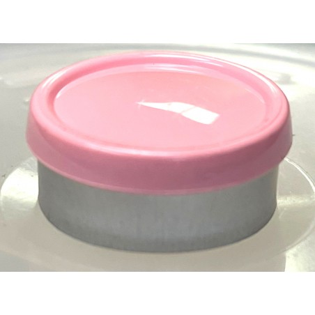 20mm USA Glossy Flip Cap Vial Seals, Gloss Pink, Bag 1000