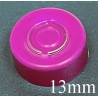 13mm Center Tear Vial Seals, Wine, Bag of 1000