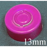 13mm Center Tear Vial Seals, Wine, Pack of 100
