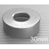 30mm Hole Punched Open Vial Seal, Natural, Pk...