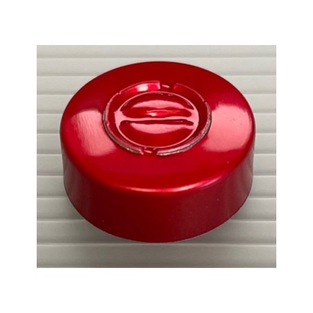 20mm Center Tear Vial Seals, Red, Pack of 100