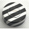 20mm Center Tear Vial Seals, Black Stripe, Pack of 100