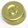 20mm Center Tear Vial Seals, Gold, Bag of 1000