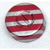 20mm Center Tear Vial Seals, Red Stripe, Pack...