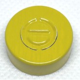 20mm Center Tear Seals, Yellow, Bag of 1000