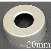 20mm Hole Punched Vial Seals, Natural, Bag 1000