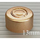13mm Center Tear Vial Seals, Copper, pack of 100