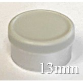 13mm Matte Flip Off Vial Seals, Misty Gray, Bag...