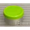 West 13mm Matte Willow Green Flip Off Vial Seals