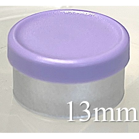 13mm Matte Flip Off Vial Seals, Lavender, Bag 1000 13mm Matte Flip Off Vial Seals, Lavender, Bag 1000