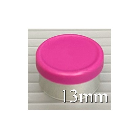 West 13mm Matte Magenta Flip Off Vial Seals West 13mm Matte Magenta Flip Off Vial Seals