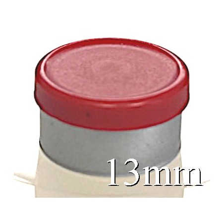 13mm Matte Flip Off Vial Seals, Red, Bag 1000 13mm Matte Flip Off Vial Seals, Red, Bag 1000