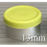 West 13mm Matte Faded Light Green Flip Off Vial Seals - WEST PHARMA