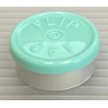20mm Flip Off Vial Seals, Faded Turquoise Blue, Bag of 1000