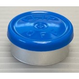 20mm Flip Off Vial Seals, Royal Blue, Bag of 1000