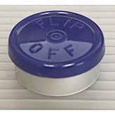 Dark Navy Blue 20mm Flip Off Vial Seals, West Pharma Bag of 1000