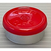 20mm Flip Off Vial Seals, Red, Bag of 1000