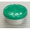 20mm Flip Off Vial Seals, Green, Bag of 1000