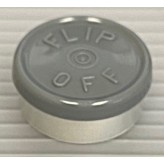 20mm Flip Off Vial Seals, Dark Gray, Bag of 1000