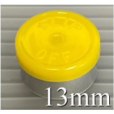 Yellow West 13mm Flip Off Vial Seals, Pack of 100