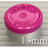 Magenta West 13mm Flip Off Vial Seals, Bag of 1000