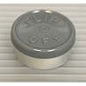 Dark Gray 20mm Flip Off Vial Seals, West Pharma Pack of 100