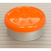 Orange Peel 20mm Flip Off Vial Seals, West Pharma Pack of 100