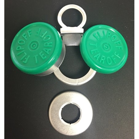 Green Flip Off Tear Off Vial Seals by West Pharma dealer discounts.